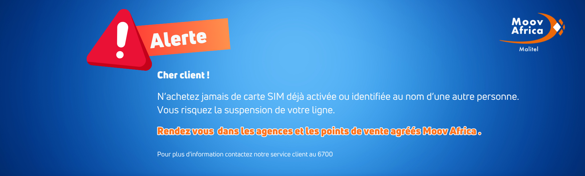 Sensibilisation des clients autour de l